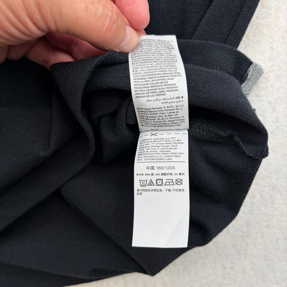 Old Navy Mens Built-In Flex Core Pique Polo Shirt Black XL 509747-00 - Picture 6 of 9